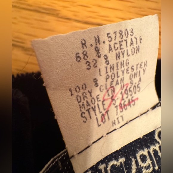 NWT Vintage Black Velvet Skirt Pencil Size 14 Norton MCNAUGHTON See Pics As Is - Picture 5 of 10